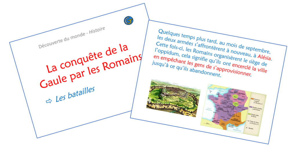 La Conquête De La Gaule Par Les Romains : Cm1 La conquête de la Gaule par les Romains - Chez Monsieur Paul