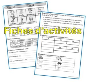 Fiches d'activités - Le son [in]