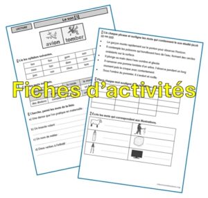 Fiches d'activités - Le son [on]
